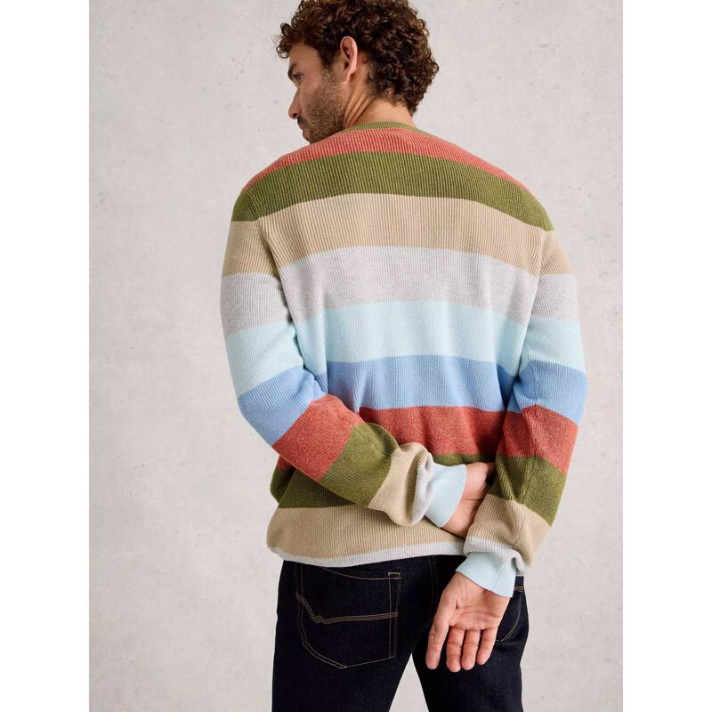 White Stuff Attadale Stripe Crew Neck Jersey image number 1